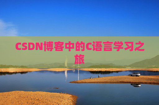 CSDN博客中的C语言学习之旅